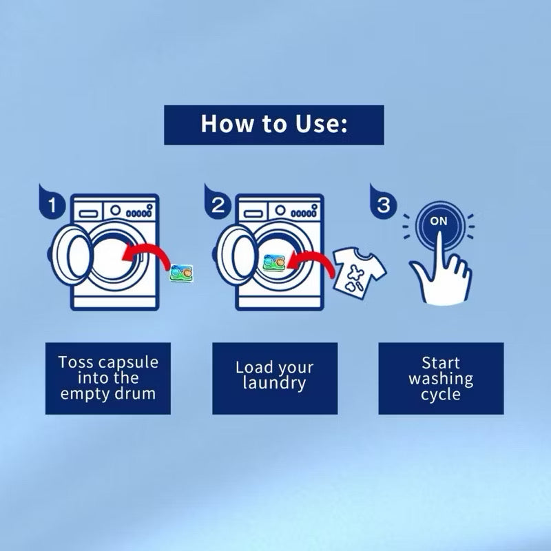 Ka 4in1 Laundry Capsules Refill Pack (40 Pods) - Anti Dustmite