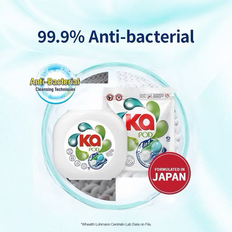 Ka 4in1 Laundry Capsules Refill Pack (50 Pods) - Indoor Drying