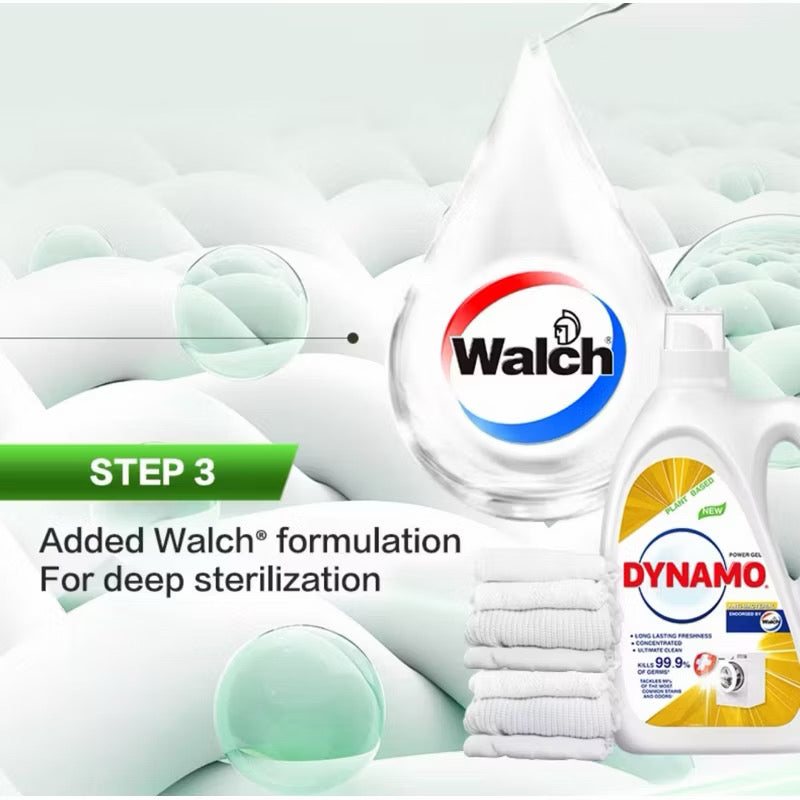 Dynamo Plant Based Laundry Liquid Detergent Refill Pack (2.2kg/2.4kg)