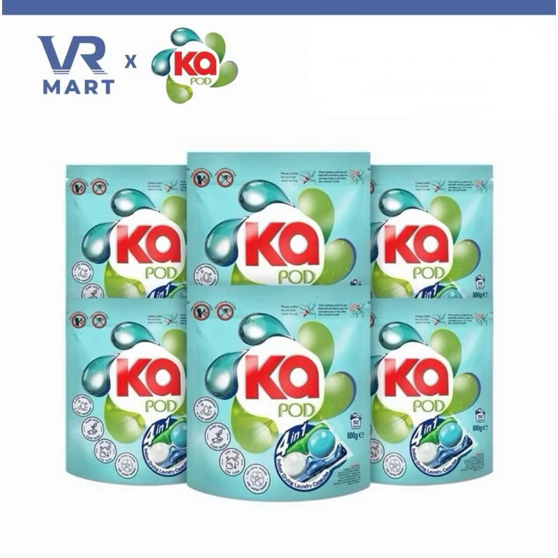Ka 4in1 Laundry Capsules Refill Pack (50 Pods) - Indoor Drying